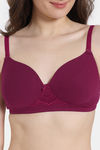 Zivame Padded Non Wired 3/4th Coverage Backless Bra - Beet Red — thumbnail 5